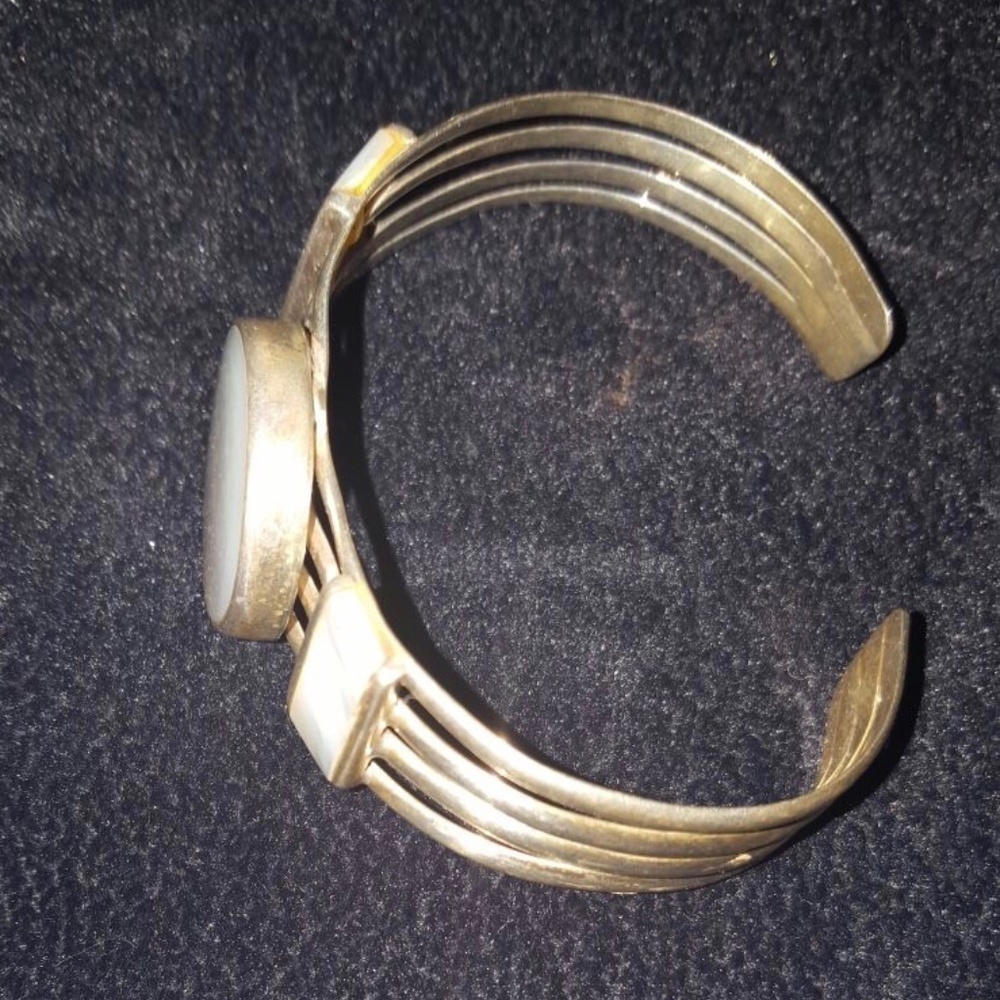 New Solid Peruvian Silver 950 Bracelet - image 2